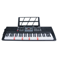 BD MUSIC 61 Lighted Keys Digital Piano Electric Organ Electronic Keyboard Teclado Portable Musical Instruments for Children