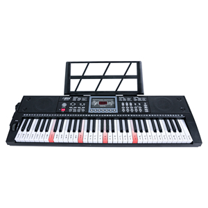 <span class=keywords><strong>Pianoforte</strong></span> Digitale BD MUSIC con 61 Tasti Illuminati, Organo Elettrico, Tastiera Elettronica Portatile, Strumenti Musicali <span class=keywords><strong>per</strong></span> <span class=keywords><strong>Bambini</strong></span> - Product Image 1