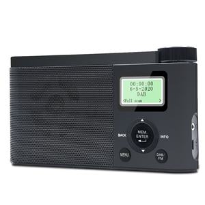 Écran LCD 30 stations Radio <span class=keywords><strong>FM</strong></span> DAB avec haut-parleur intégré Réveil Batterie rechargeable - Radio numérique et <span class=keywords><strong>FM</strong></span> portable - Product Image 2