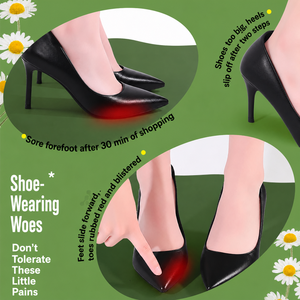Semelles intérieures demi-pointures pour femmes à talons hauts, ultra douces, <span class=keywords><strong>anti</strong></span>-<span class=keywords><strong>douleur</strong></span>, antidérapantes, absorbantes, auto-adhésives, réductrices de taille - Product Image 2