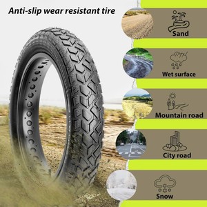 Neumático Grueso para <span class=keywords><strong>Bicicleta</strong></span> Eléctrica, 16x4.0 20x4.0, Resistente, Todoterreno, para <span class=keywords><strong>Bicicleta</strong></span> <span class=keywords><strong>de</strong></span> Montaña, Triciclo, <span class=keywords><strong>Bicicleta</strong></span> Eléctrica, Paseo por Calle, Sendero, Nieve - Product Image 3
