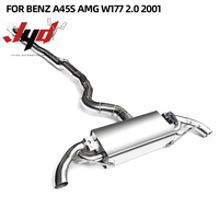 Système d'échappement Catback à double valve électronique en acier inoxydable 304 pour Mercedes Benz W177 AMG A45/A45S 2001 2.0T