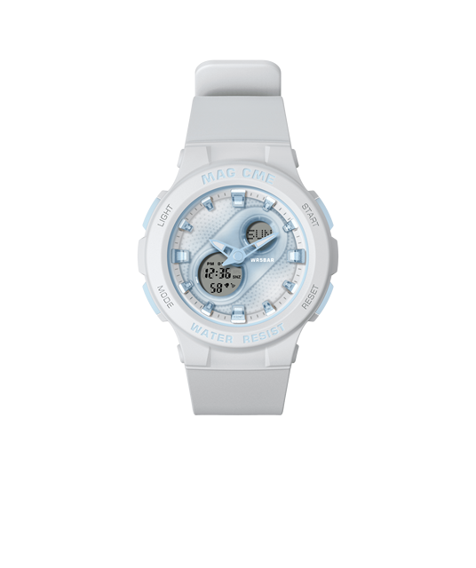 High Quality Unisex Analog & Digital Sport Wrist Watch with 5 ATM Waterproof Stop Alarm Calendar & Luminous TPU Band
