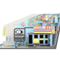 Équipement de terrain de jeux intérieur commercial pour parc d'attractions, jeux pour enfants à vendre