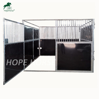 Outdoor Draagbare Paard Doos Met Hdpe Panel Paard Kraampjes Sets Paard Stabiele Deur