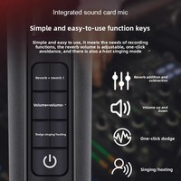 Micrófono con Cable para Android/Teléfono, Tarjeta de Sonido para PC, Transmisión en Vivo, Respuesta de Frecuencia de 40Hz-9kHz, 44.1KHz/48bit, Plug-and-Play