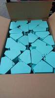 Piège à souris en plastique en gros pour la lutte antiparasitaire, boîte à appât pour rats en PP, station d'appât pour souris durable en forme de triangle avec verrou