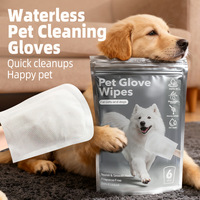 Toallitas de Limpieza para Mascotas Extra Grandes y Suaves, 18.5x25cm, pH Balanceado, Guantes Desechables para Baño de Perros, Empaque OEM al por Mayor