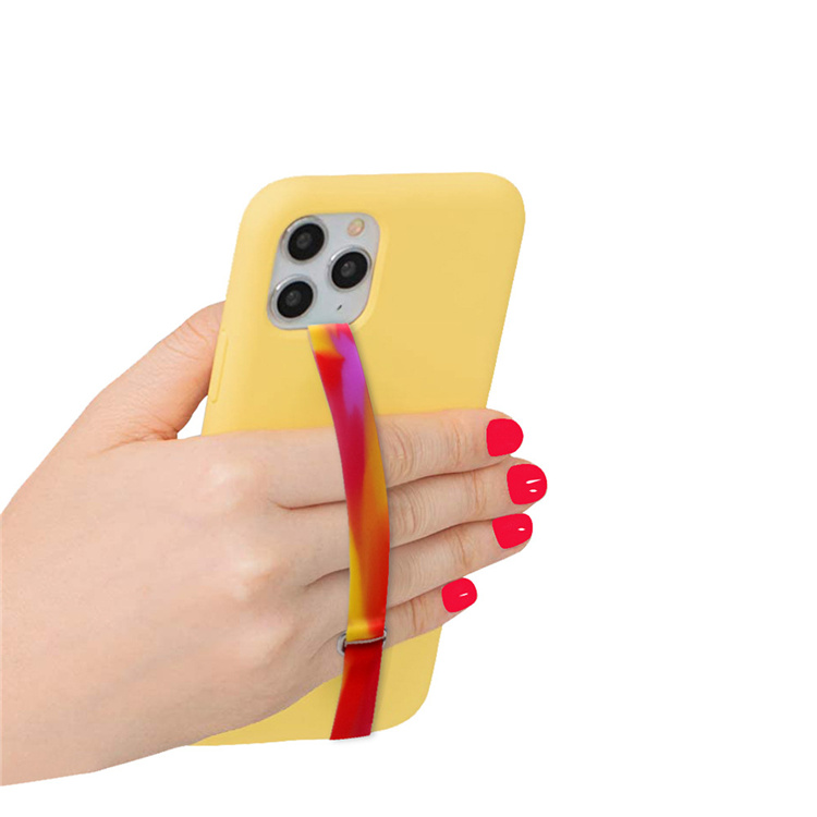 Браслеты на заказ, противоскользящая лента для чехлов сотовых телефонов с ремешком, гибкий держатель для мобильных телефонов