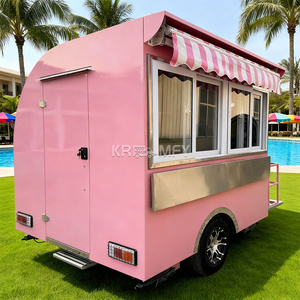 Camion de cuisine commerciale, camionnette de boulangerie mobile, kiosque de rue, chariot entièrement équipé, camion de restauration rapide, chariots de vente ambulante - Product Image 2