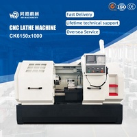 Torno CNC de Alta Precisión ShanDong HR CK6150, Económico y Automático, con 4 Estaciones de Herramientas, Torno CNC para Metal