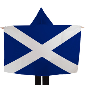 Cape avec capuche drapeau écossais 3x5 pieds Saltire d'Écosse pour la célébration de la Saint-Andréa et les supporters - Product Image 1
