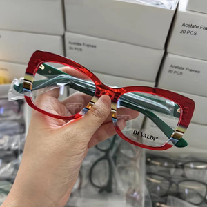 Bán buôn phong cách mới Lady Cat mắt kính Acetate khung Cat <span class=keywords><strong>Eye</strong></span> kính quang khung phụ nữ kính thời trang Cateye khung - Product Image 1
