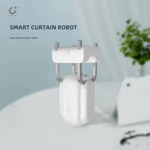 New Design Free Install Roman Rod Wifi Tuya Smart Curtain Motor Robot Automated Curtain Systems