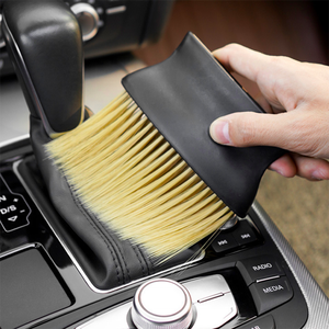 Cepillo de cerdas suaves para lavado de coche, cepillo de limpieza pequeño para el interior <span class=keywords><strong>del</strong></span> coche, barre el polvo - Product Image 1