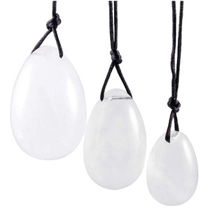 Polierte Kristalls tein quarz Yoni Eier und Perlen Edelstein Material für <span class=keywords><strong>Kegel</strong></span> Übung - Product Image 5