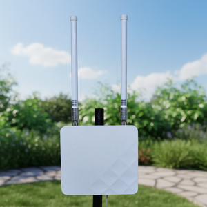 Point d'accès sans fil extérieur SUNCOMM WBH6N WiFi 6 double tension 48V PoE/12V <span class=keywords><strong>DC</strong></span> avec port fibre SFP, VLAN, IP67, boîtier métallique, portée 35km - Product Image 1