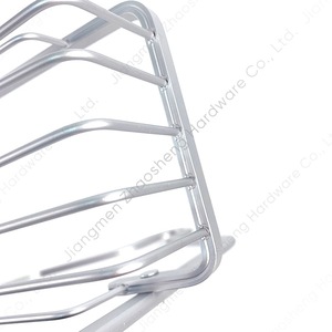 Estante de Almacenamiento para Cabezal de Ducha de Aluminio, 3 Niveles, Rectangular, Montado en la Pared, Sin Necesidad de Perforación, Plateado, para Baño - Product Image 3