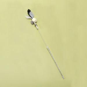 Fairy <span class=keywords><strong>Pet</strong></span> Interactive & Movement Spielzeug Cat Stick Glocken feder Long Rod Bite-Resistant Self-Fun Beruhigendes Katzen spielzeug - Product Image 3