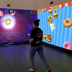 ธีมคริสมาสต์ตลกอุปกรณ์เกมติดผนังแบบอินเทอร์แอคทีฟบอล<span class=keywords><strong>สระ</strong></span>ในร่มขว้างด้วยเกมพื้น13เกมสัมผัสหน้าจอขนาดใหญ่ - Product Image 1