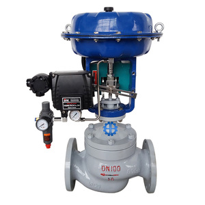 Válvula de Retorno Neumática con Brida WCB, Control 4-20mA, DN50-DN300 - Product Image 3