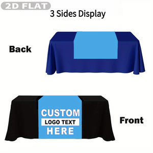 Tùy Chỉnh 1PC Polyester Bảng Runner Với Bất kỳ Văn Bản/Logo Thiết Kế Màu Sắc Sống Động Cho Ngoài Trời Kinh Doanh Bên Gian Hàng Hiển Thị - Product Image 1