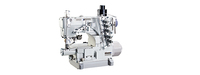 Machine à coudre pour ourler par fond, cylindre de petite taille, à rabats
