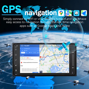 Pantalla de Radio para Automóvil de 7 Pulgadas para Toyota Corolla, con CarPlay Inalámbrico y Android Auto, Navegación GPS, DSP, WiFi, BT, Estéreo Multimedia para Automóvil - Product Image 4