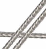 Tiges filetées à droite en acier au carbone galvanisé M14-M36 pour applications industrielles lourdes et médicales