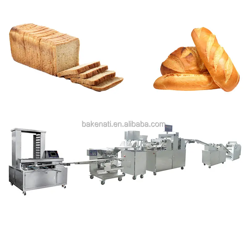 Shanghai Bakenati Grote Frans Brood Maken Machine Toast Broodmachine Commerciële Brood Maken Machines Productielijn