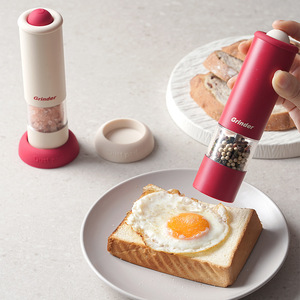 2026 Wholesale Electric Pepper Salt <b>Grinder</b> Adjustable Coarseness Automatic Spice Mill One Hand Operation Food Grade Kitchen Too - Product Image 2