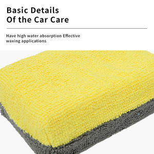 Đa chức năng Dày Làm sạch vải hai mặt sợi nhỏ hiệu quả làm sạch Scratch-Free ướt và khô sử dụng kép xe miếng bọt biển - Product Image 2