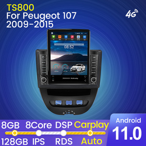 MEKEDE-Reproductor DVD para coche, dispositivo con Android 10, IPS, 2.5D, para Peugeot 107, Citroen C1, <span class=keywords><strong>Toyota</strong></span> <span class=keywords><strong>Aygo</strong></span> 2005-2014, BT, navegación GPS SWC Car-<span class=keywords><strong>play</strong></span> - Product Image 2