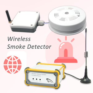 Smart Wireless <b>Battery</b> <b>Operated</b> Smoke Detector Iot Smoke Detector Multiple Points Detection - Product Image 1