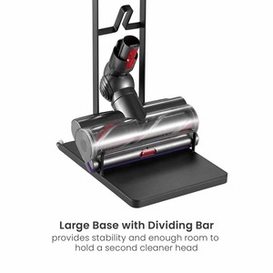 Soporte de Suelo Móvil de Acero para Aspiradora con 7 Soportes para Accesorios, Compatible con Aspiradoras <span class=keywords><strong>Dyson</strong></span> V6 V7 V8 V10 V11 V12 V15, Almacenamiento Doméstico - Product Image 4