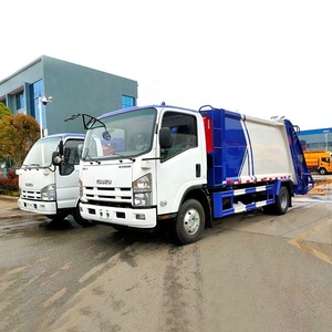 Camion compacteur de déchets ISUZU 4X2 7-9m³ efficace pour la collecte des déchets urbains et l'assainissement municipal - Product Image 2
