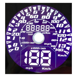 Tùy chỉnh LCD hiển thị 7 đoạn Speedometer cho xe máy với các nút lclv tinh thể lỏng TN Panel LCD - Product Image 4