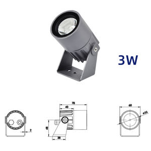 Projecteur LED 3W 9W 12W DC24V en aluminium moulé sous pression, étanche IP65, pour éclairage extérieur <span class=keywords><strong>de</strong></span> jardin, cour, paysage et allées - Product Image 2