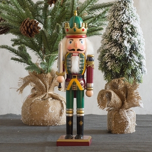 MAIMAI Noël Explosion Marionnette Tin Soldat Bois <span class=keywords><strong>Casse</strong></span>-<span class=keywords><strong>Noisette</strong></span> Commerce Extérieur Spot Rétro Noël Petite Décoration <span class=keywords><strong>Casse</strong></span>-<span class=keywords><strong>Noisette</strong></span> - Product Image 5