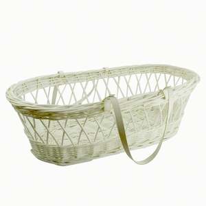 أحدث سرير نوم متأرجح للأطفال حديثي الولادة + سلة أطفال خوص مصنوعة يدويًا من الصفصاف - Product Image 5