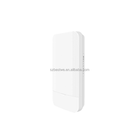 Puente WiFi de Fácil Configuración para Exteriores con Alcance de 500m, Control Remoto por Aplicación Móvil y 2 Puertos Ethernet para Cámaras de Seguridad Doméstica