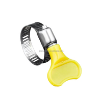 Système de mesure métrique pour collier de serrage à clé papillon en plastique de type américain