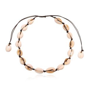 Collares <span class=keywords><strong>de</strong></span> Moda con Diseño <span class=keywords><strong>de</strong></span> Conchas, <span class=keywords><strong>Precio</strong></span> <span class=keywords><strong>de</strong></span> Fábrica, Gargantilla Elegante Estilo Boho Oceánico, Joyería para Mujer, Accesorios al por Mayor - Product Image 1