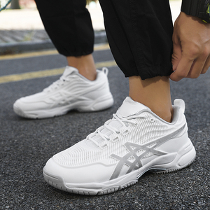 Scarpe da Badminton, Tennis, Ping Pong e <span class=keywords><strong>Pallavolo</strong></span> Unisex, Sneakers da Corsa su Pista e Trail con Lacci e Rete Traspirante - Product Image 6