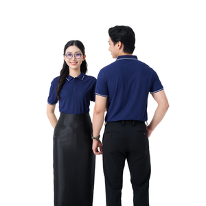 Polo deportivo para hombre de 175gsm de poliéster transpirable, buen estiramiento, movimiento cómodo, bordado con estampado de logotipo de alta calidad - Product Image 1