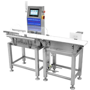 工場生産ライン用の高精度オンライン重量ソーターダイナミックチェック計量器オンライン体重計
