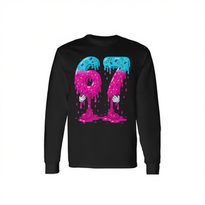 Maglietta a maniche lunghe Six Seven Ice Cream Drip 67 Number - Product Image 2