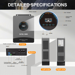 <span class=keywords><strong>Inversor</strong></span> Híbrido <span class=keywords><strong>Inteligente</strong></span> DATOU BOSS con Controlador de Carga MPPT de 6.0KW 48VDC, Onda Sinusoidal Pura, <span class=keywords><strong>Inversor</strong></span> Solar Híbrido Fuera de la Red - Product Image 4
