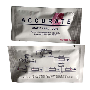 Kit de <span class=keywords><strong>test</strong></span> rapide manuel pour le dépistage du virus de l'immunodéficience <span class=keywords><strong>HIV</strong></span> 1/2 en une seule étape - Product Image 1