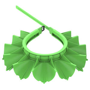 Visor Mandi Anak-anak, Pelindung Mata Telinga Mencuci Perisai untuk Anak-anak Dapat Diatur Silikon Tahan Air Sampo Topi Mandi Bayi - Product Image 4